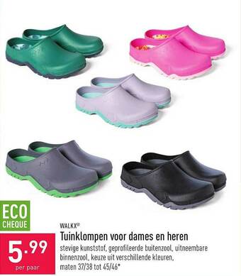 ALDI Tuinklompen Voor Dames En Heren aanbieding