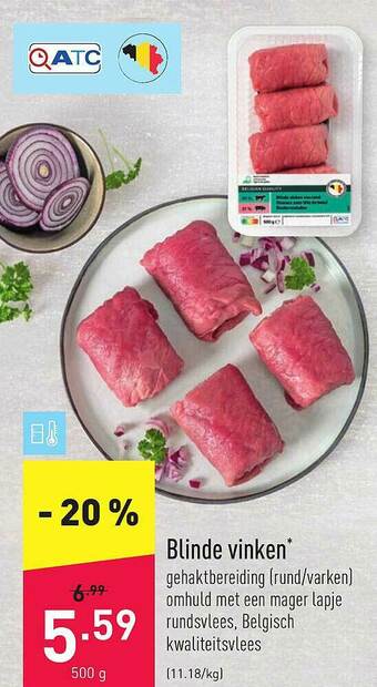 ALDI Blinde Vinken aanbieding