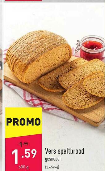 ALDI Vers Speltbrood aanbieding
