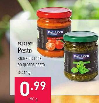 ALDI Palazzo Pesto aanbieding