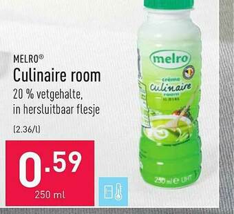 ALDI Culinaire Room aanbieding