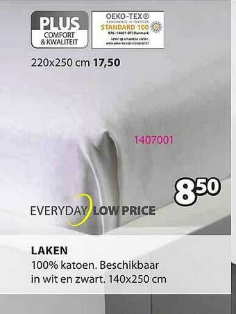 Jysk Laken aanbieding