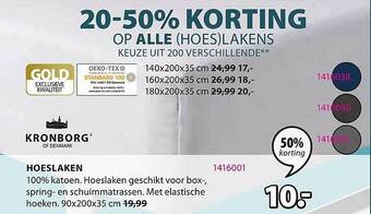 Jysk Hoeslaken aanbieding