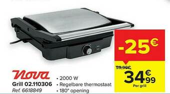 Carrefour Nova Grill aanbieding