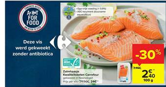 Carrefour Zalmhaasje aanbieding