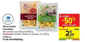 Carrefour Verse Pasta aanbieding