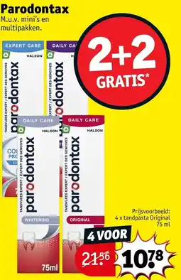 Kruidvat Parodontax tandpasta aanbieding