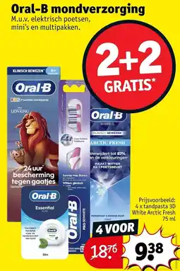Kruidvat Oral-B mondverzorging aanbieding