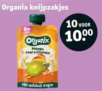 Organix knijpzakjes