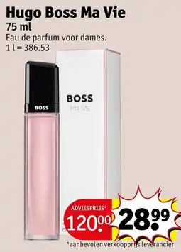 Kruidvat Hugo Boss Ma Vie aanbieding