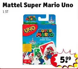 Kruidvat Mattel Super Mario Uno aanbieding