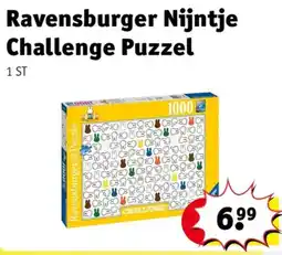 Kruidvat Ravensburger Nijntje Challenge Puzzel aanbieding