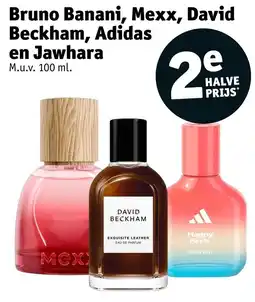 Kruidvat Bruno Banani, Mexx, David Beckham, Adidas en Jawhara aanbieding