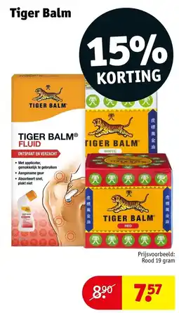 Kruidvat Tiger Balm Fluid aanbieding