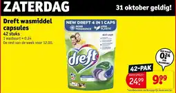 Kruidvat Dreft wasmiddel capsules aanbieding