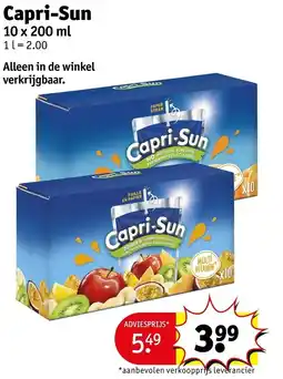Kruidvat Capri-Sun aanbieding