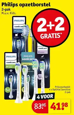 Kruidvat Philips opzetborstel aanbieding