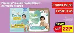 Kruidvat Pampers Premium Protection en Harmonie keyszie aanbieding