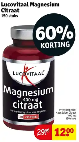 Kruidvat Lucovitaal magnesium citraat aanbieding