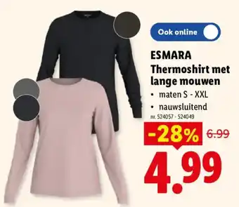 Thermoshirt met lange mouwen