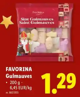 Lidl favorina guimauxes aanbieding