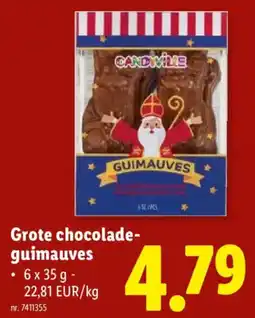 Lidl Grote chocolade-guimauves aanbieding