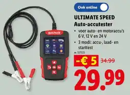Lidl Ultimate speed auto-accutester aanbieding