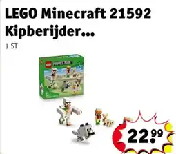 Kruidvat LEGO Minecraft Kipberijder aanbieding
