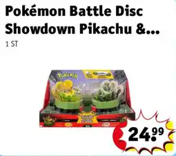 Kruidvat pokemon battle disc showdown pikachu &... aanbieding