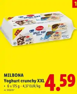 Lidl Yoghurt crunchy XXL aanbieding