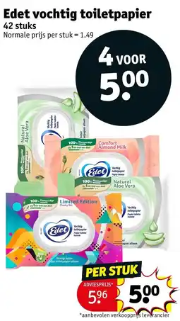 Kruidvat Vochtig toiletpapier aanbieding