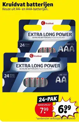 Kruidvat Kruidvat batterijen aanbieding