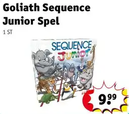 Kruidvat Goliath sequence junior spel aanbieding