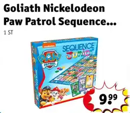 Kruidvat Goliath nickelodeon paw patrol sequence aanbieding