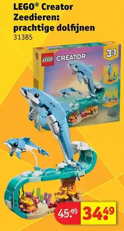Kruidvat LEGO® Creator Zeedieren: prachtige dolfijnen aanbieding