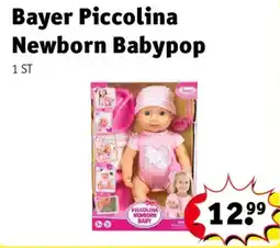Kruidvat Bayer Piccolina newborn babypop aanbieding
