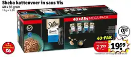 Kruidvat Sheba kattenvoer in saus aanbieding