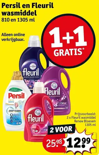 Persil en Fleuril wasmiddel
