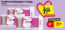 Kruidvat Kruidvat toiletpapier 3-laags aanbieding