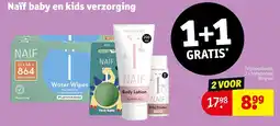Kruidvat Naïf baby en kids verzorging aanbieding