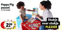 Kruidvat Peppa Pig puzzel aanbieding