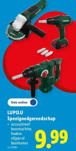 Lidl Lupilu speelgoedgereedschap aanbieding