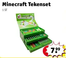 Kruidvat Minecraft tekenset aanbieding