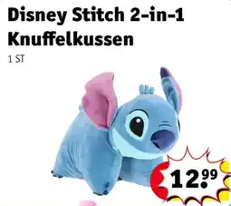 Kruidvat Disney Stitch 2-in-1 Knuffelkussen aanbieding