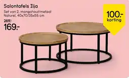 Leen Bakker Salontafels Ilja aanbieding