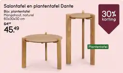 Leen Bakker Salontafel en plantentafel Dante aanbieding