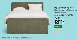Leen Bakker boxspring Mori aanbieding