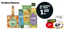 Kruidvat Kruidvat Natures shampoo repair aanbieding
