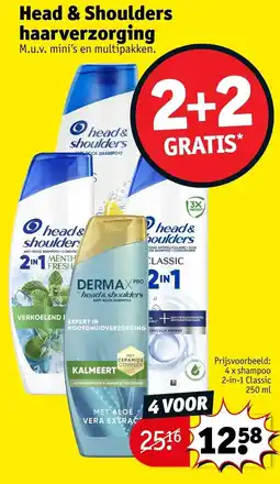 Kruidvat head & shoulders haarverzorging aanbieding