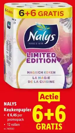 Lidl Nalys Keukenpapier aanbieding